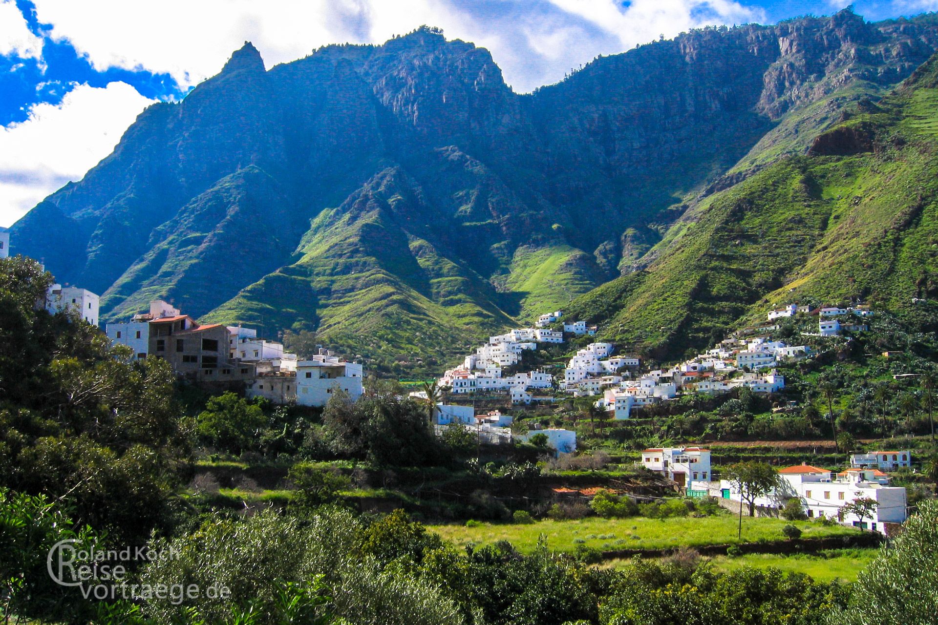 Spanien - Kanarische Inseln - Gran Canaria - fruchtbares Tal bei Agaete